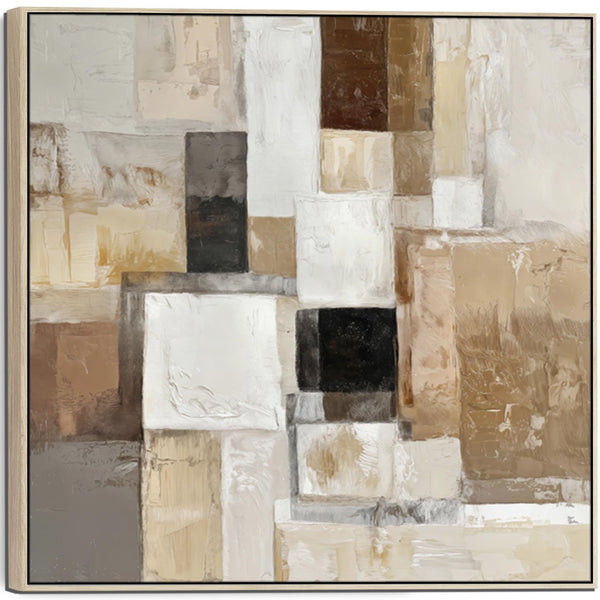 Sitting Room Framed Wall Art for Lounge - Quiet Calm Balance