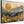 Large Boho Framed Canvas Art Ochre Abstract Landscape - Dawn