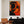 Mid Century Modern - Rusty Illusion Orange Wall Art Canvas Framed