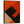 Orange Black Wall Art Canvas Framed - Rusted Geometry