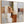 Rust Orange Grey Stone Framed Artwork on Canvas Earth Harmony