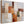 Rust Orange Grey Stone Canvas Artwork Framed Earth Whispers