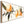 Wide Orange Kitchen Wall Art Framed Horizontal Canvas - Fruit Harvest for Kitchen