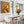 Large Gustav Klimt inspired Framed Canvas Wall Art - Foxy