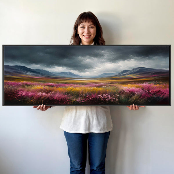 Wide Long Scottish Wall Art - Highland Panoramic
