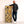 Tall Jackson Pollock Style - Vertical Framed Mustard Canvas