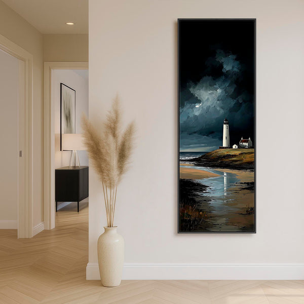 Framed Scottish Wall Art - Lighthouse - Last Light