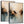 Large Pair Abstract Canvas - Teal Moments - Set of 2 Framed