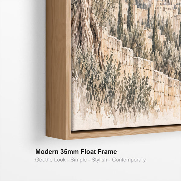 Islamic Framed Canvas Al Aqsa Qibli Mosque Jerusalem Palestine