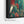 Wide Japanese Horizontal Framed Artwork - Terracotta Teal Mountain Sunrise
