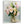 Large Pink Green Abstract Framed Canvas Wall Art - Floral Vase