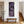 Tall Vertical Framed Purple Wall Art Aubergine Purple Upright