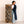 Tall Framed Upright Canvas Art - Brown Cream Abstract - Chaos