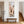 Tall Neutral Cream Brown Framed Narrow Wall Art - Mykynos Steps