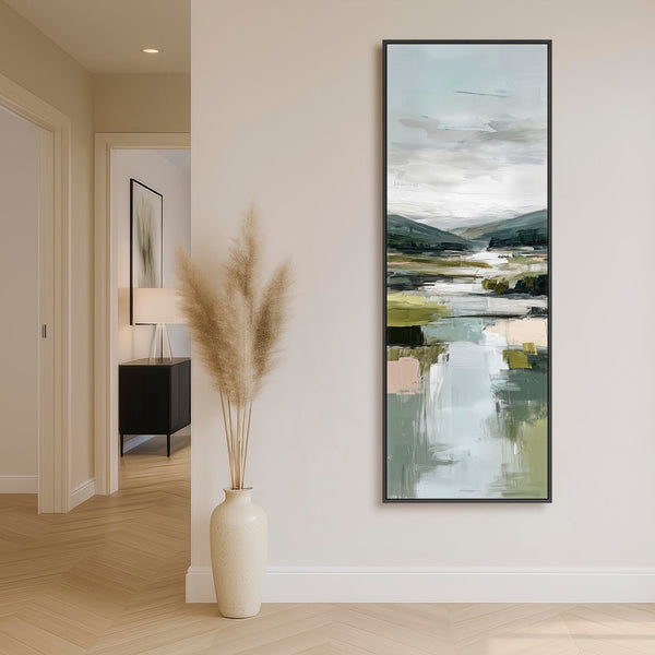 Tall Vertical Wall Art Framed - Upright Scottish Landscape
