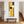 Upright Mustard Yellow Grey Vertical Framed Canvas Wall Art - Narrow Steps