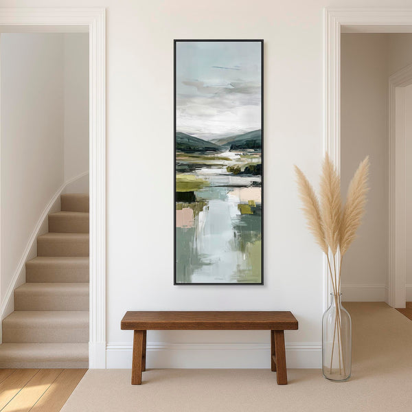 Tall Vertical Wall Art Framed - Upright Scottish Landscape