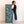 Tall Teal Blue Abstract Vertical Wall Art - Pollock Inspired