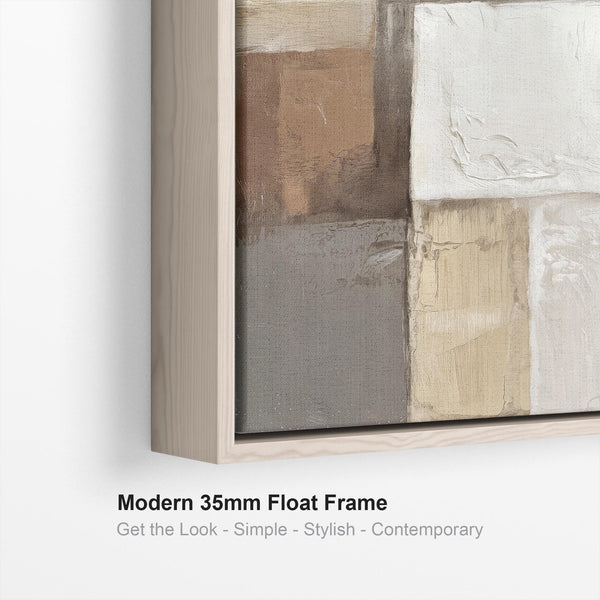 Sitting Room Framed Wall Art for Lounge - Quiet Calm Balance