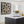 Riad Moroccan Moorish Framed Canvas Art - Black Cream Abstract