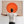 Rust Orange Moon Japandi Framed Canvas - Frame Included