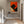 Orange Black Wall Art Canvas Framed - Rusted Geometry