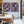 Plum Lilac White Framed Pair 2 Canvases - Jackson Polloc Style