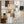 Large Square Framed Canvas Wall Art - Abstract Neutral Brown