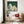 Emerald Green Clouds Square Framed Wall Art Canvas