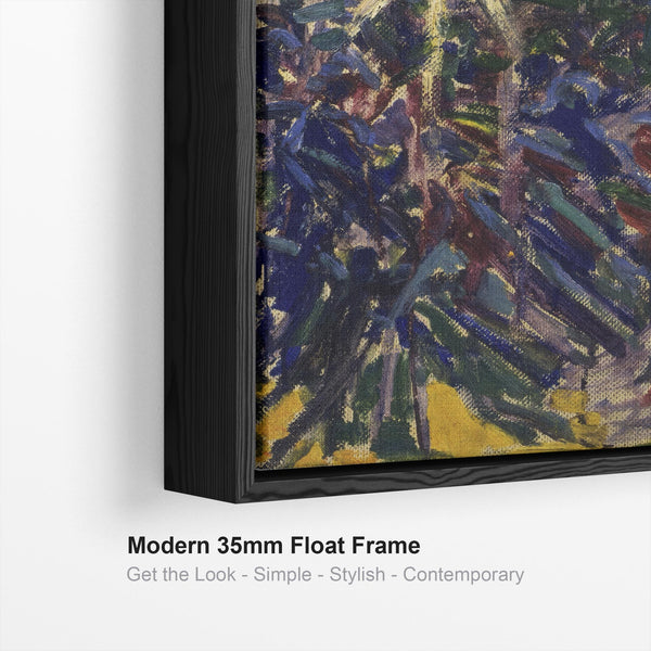 Umberto Boccioni Framed Art on Canvas The Riot