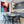 Unique Colourful Abstract Framed Wall Art Multi-Coloured Cascade