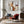 Rust Orange Grey Stone Framed Artwork on Canvas Earth Shadows