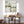 Abstract Green White Painting - 1 - Framed Contemporary Canvas Art