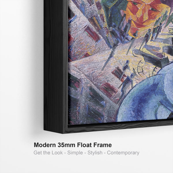 Umberto Boccioni Framed Canvas Picture Visioni Simultanee