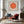 Japandi Rust Orange Moon - Canvas Picture - Frame Included
