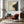 Beige Black Abstract Artwork Canvas Framed - Neutral Harmony