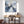 Blue White Abstract Framed Canvas XL - Skyfall