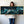 Horizontal Teal Blue Artwork Print Canvas Panoramic - Golden Streams