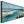 Wide Living Room Framed Wall Art on Canvas - Teal Tidal Drift