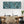 Wide Teal Blue Horizontal Framed Bedroom Canvas for Over Bed