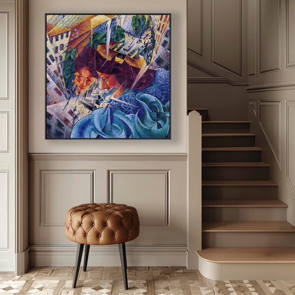 Umberto Boccioni Framed Canvas Picture Visioni Simultanee