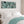 Wide Framed Bedroom Artwork Canvas Teal Green Splash over Bed