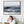 Extra Large Blue Grey Abstract Framed Artwork Canvas - Deep Ocean Swell