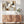 Soft Brown Cream Framed Canvas Picture - Warm Harmony Contrast