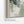 Wide Bedroom Wall Art Canvas - Green White Abstract - over Bed