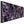 Wide Deep Purple Aubergine Framed Canvas Jackson Pollock Style