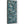 Tall Teal Blue Abstract Vertical Wall Art - Pollock Inspired