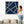 Blue White Abstract Artwork Framed XL Square - Pathways