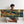 Wide Gustav Klimt inspired Framed Art Golden Blue Greek Harbour