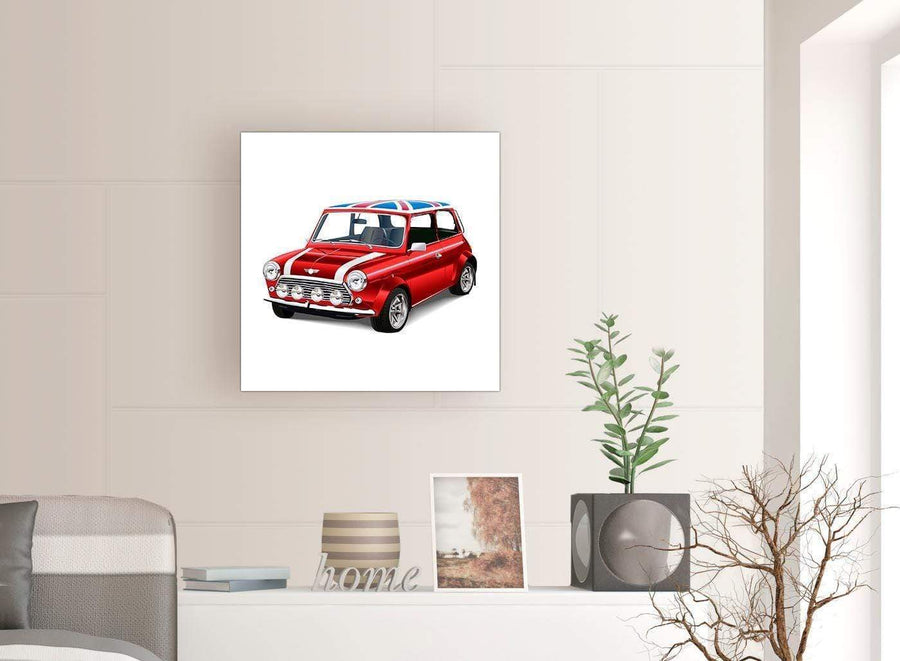 contemporary mini cooper lifestyle canvas modern 64cm square 1s277m for your study